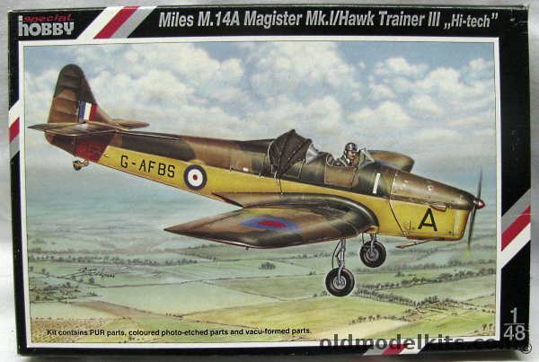 Special Hobby 1/48 Miles M-14A Magister Mk.I/Hawk Trainer III - Hi-Tech Issue, SH48037 plastic model kit